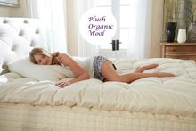 Load image into Gallery viewer, Organic Wool Deluxe Hand Tufted Mattress Topper 2"