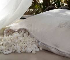 Shredded Natural Latex Filled Organic Cotton Pillow
