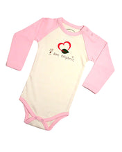 Load image into Gallery viewer, Organic Cotton Long Sleeved Onesie/Bodysuit Fun Prints