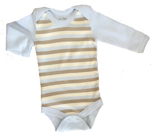 Organic Cotton Striped Bodysuits