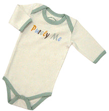 Load image into Gallery viewer, Organic Cotton Long Sleeved Onesie/Bodysuit Fun Prints