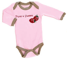 Load image into Gallery viewer, Organic Cotton Pure and Sweet Onesie 3m, Blanket, and Booties