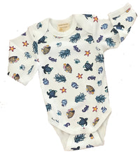 Load image into Gallery viewer, Organic Cotton Under The Sea Kimono and Onesie