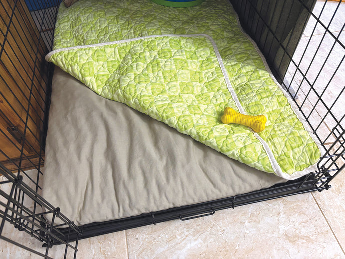 Organic Cotton Quilted Pet Pad - Machine Wash/Dry