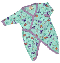Load image into Gallery viewer, Organic Cotton Fairy Onesie 3-6m, Kitty Kimono, Side Snap Tees