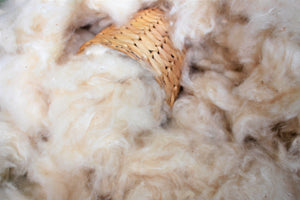 Kapok and Shredded Latex Filled Organic Cotton Pillows Zip Closure - Vegan