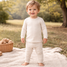 Load image into Gallery viewer, Organic Cotton Long Johns 6-12m