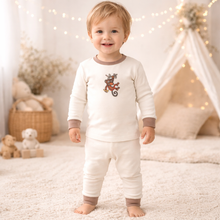 Load image into Gallery viewer, Organic Cotton Long Johns 6-12m