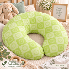 Load image into Gallery viewer, Nursing Pillow Organic Cotton and Woolie Bolus EcoWool