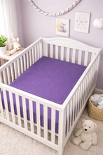 Load image into Gallery viewer, Organic Cotton Crib Fitted Sheet - Made in USA