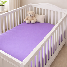 Load image into Gallery viewer, Organic Cotton Crib Fitted Sheet - Made in USA