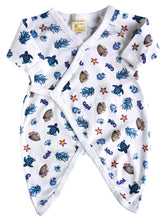 Load image into Gallery viewer, Organic Cotton Under The Sea Kimono and Onesie