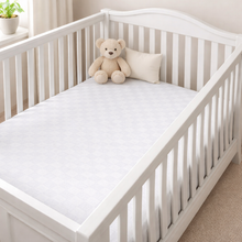 Load image into Gallery viewer, Organic Cotton Crib Fitted Sheet - Made in USA