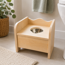 Load image into Gallery viewer, All Wood Montessori Style Potty