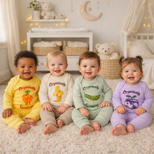 Load image into Gallery viewer, Organic Cotton Infant Tee Long Sleeve 4 Pack