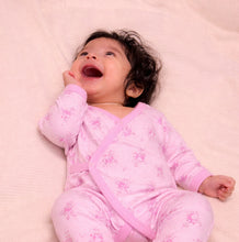 Load image into Gallery viewer, Organic Cotton Layette Set Pink Fairy Blanket, Kimono, Gown