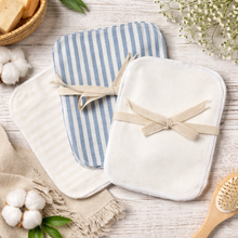Load image into Gallery viewer, Baby Washies 6 Pack Organic Cotton Flannel or Buttery Knits