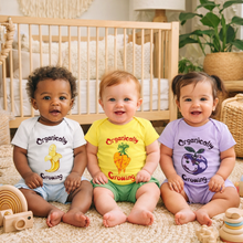 Load image into Gallery viewer, Organic Cotton Infant Tee Shirt Short Sleeve - 3 Pack
