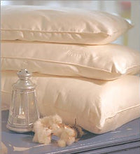 Load image into Gallery viewer, Kapok and Shredded Latex Filled Organic Cotton Pillows Zip Closure - Vegan