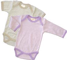 Load image into Gallery viewer, Organic Cotton Long Sleeved Onesie/Bodysuit Fun Prints