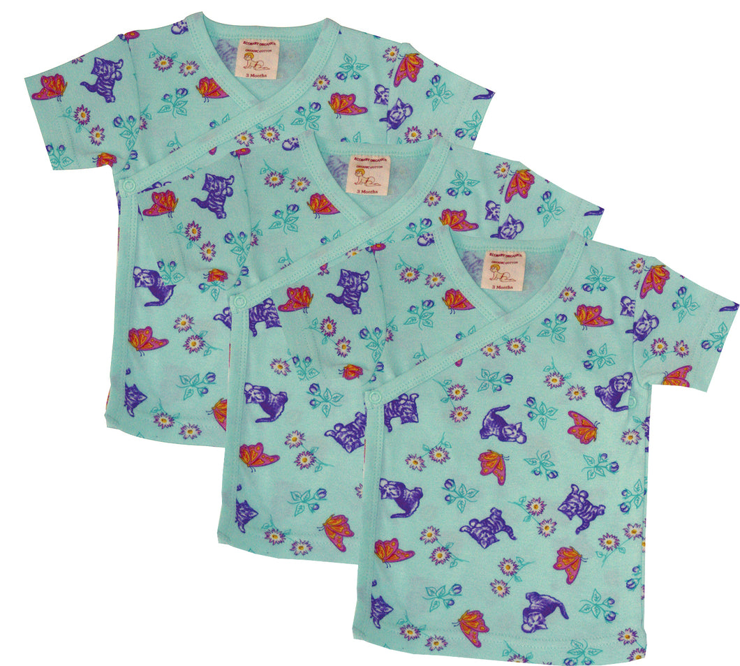 Kitty Paradise Side Snap Tees 3 Pack