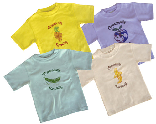 Ecobaby Short Sleeve Organically Growing Tees