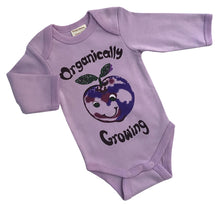 Load image into Gallery viewer, Organic Cotton Long Sleeved Onesie/Bodysuit - Organically Growing