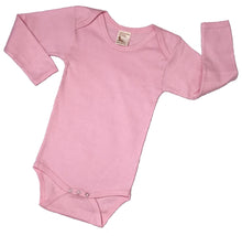 Load image into Gallery viewer, Organic Cotton Long Sleeved Onesie/Bodysuit Solid Colors