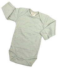 Load image into Gallery viewer, Organic Cotton Long Sleeved Onesie/Bodysuit Solid Colors