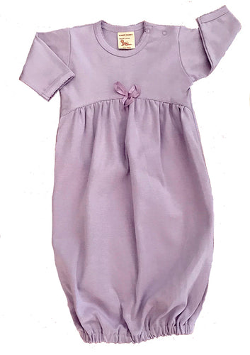 Organic Cotton Lavender Baggie/Gown