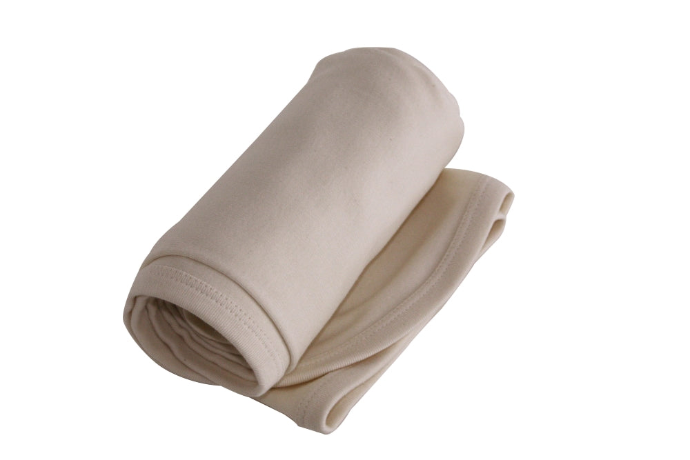 Organic Cotton Receiving Blanket Natural Undyed - Ecobaby Organics