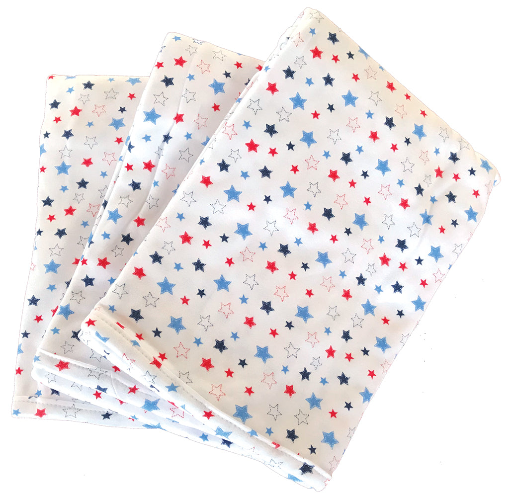 Organic Cotton Receiving Blanket Knit Stars