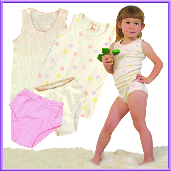 Organic Cotton Tank Tops for Youngsters 1-8 years