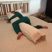 Load image into Gallery viewer, Organic Body Pillows - Wool, Latex, Kapok