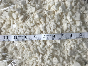 Shredded Latex Rubber Filled Organic Cotton Pillow - Zip Outer - Vegan